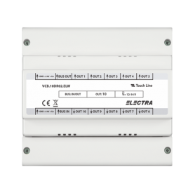 Doza derivatie video 10 iesiri REZIDENTIAL - ELECTRA VCB.10DR02.ELW