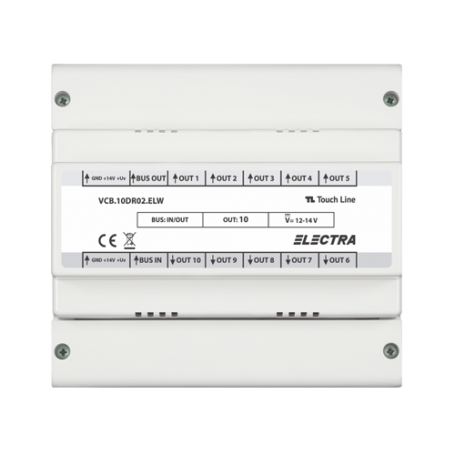 Doza derivatie video 10 iesiri REZIDENTIAL - ELECTRA VCB.10DR02.ELW