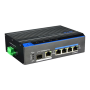 Switch 4 porturi PoE+, 1 port uplink SFP/RJ45 - UTEPO UTP7204E-POE-A1