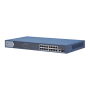 Switch 16 porturi PoE 1000Mbps, 1xRJ45 + 1xSFP Gigabit uplink - HIKVISION DS-3E0518P-E