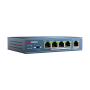 Switch 4 porturi PoE, 1 port uplink- HIKVISION DS-3E0105P-E-M