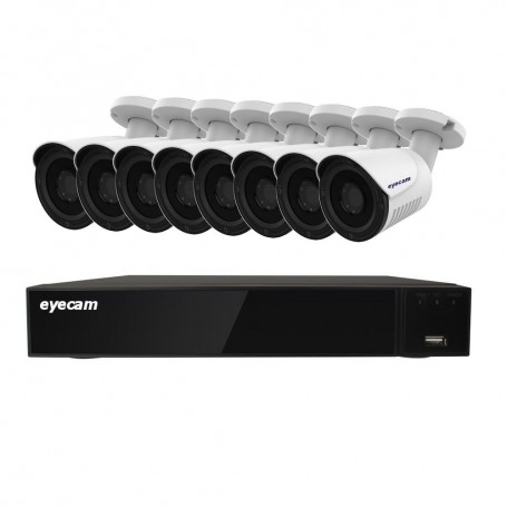 Sistem Supraveghere 8 Camere Exterior 5MP 20M