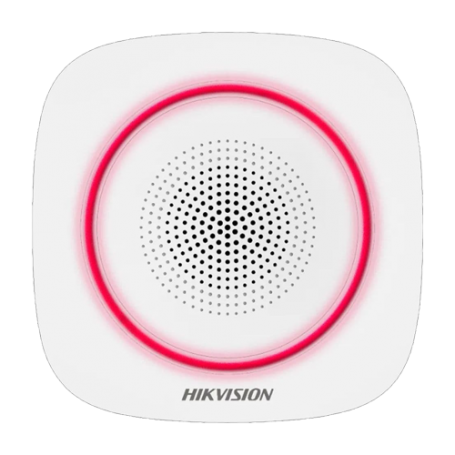 Sirena wireless AX PRO de interior cu led rosu, 868Mhz - HIKVISION DS-PS1-I-WE-R