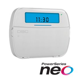 Tastatura LCD cu iconuri + modul wireless , cablata, 128 zone, SERIA NEO - DSC NEO-HS2ICON-RF