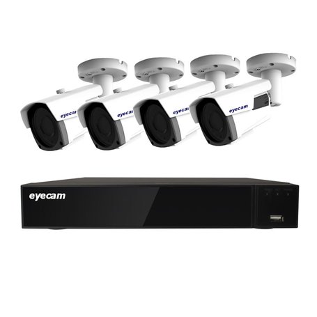Sistem Supraveghere Video 4 Camere Exterior 5MP 2.8-12mm 60M