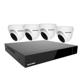 Sistem Supraveghere Video 4 Camere Dome 5MP 3.6mm 20M