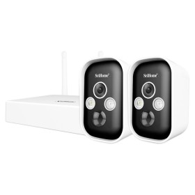 Sistem supraveghere wireless 2 camere 3MP SriHome SH033 - SriHome.ro