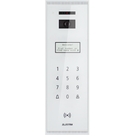 Panou exterior video SMART pentru blocuri REZIDENTIAL - ELECTRA ELECTRA VPM.BSR02.ELW0R