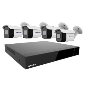 Sistem Supraveghere Video 4 Camere Exterior 8MP 4K 3.6mm 25M - SriH...