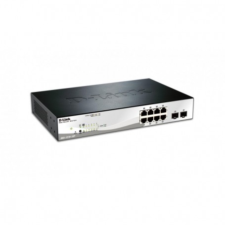 DLINK SW 8P-GB POE+ 2CMB SMART RM