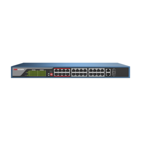 Switch 24 porturi PoE, 2 porturi uplink - HIKVISION DS-3E0326P-E