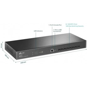 TPL SW 8P 10G  SFP L2 MANAGED