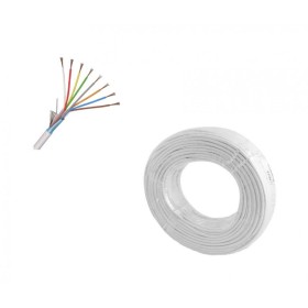 Cablu alarma 8 fire multifilare ecranate cupru + fir masa cupru 8 x...