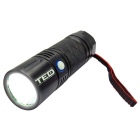 Lanterna metalica led 3 acumulatori litiu L18650 - SriHome.ro