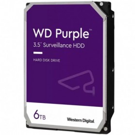 HDD Video Surveillance WD Purple (3.5'', 6TB, 256MB, 5400 RPM, SATA 6Gbps)