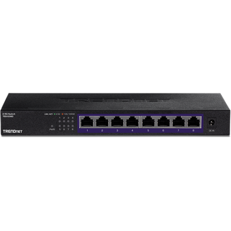 Switch 8 porturi 2.5G, Fanless - TRENDnet TEG-S380