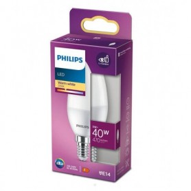 Bec LED Philips B35, tip lumanare/lustra