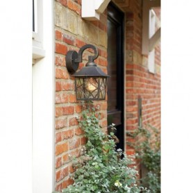 CAMBRIDGE wall lantern BlackBrush 1x60W