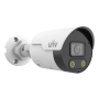 Camera IP 4MP, ColorHunter, Lumina alba si IR 30M, lentila 2.8mm, Audio bidirectional, IP67, PoE - UNV IPC2124LE-ADF28KMC-WL