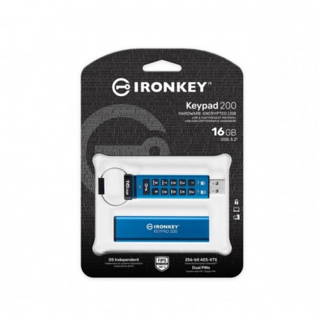 KS USB 16GB Ironkey Keypad 200