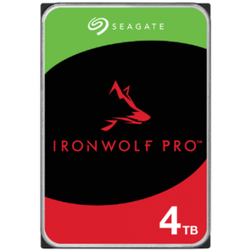 HDD NAS SEAGATE IronWolf Pro 4TB CMR 3.5", 256MB, SATA 6Gbps, 7200RPM, RV Sensors, Rescue Data Recovery Services 3 ani, TBW: 550