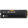 SSD WD Black SN850X HeatSink 1TB M.2 2280 PCIe Gen4 x4 NVMe, Read/Write: 7300/6300 MBps, IOPS 800K/1100K, TBW: 600