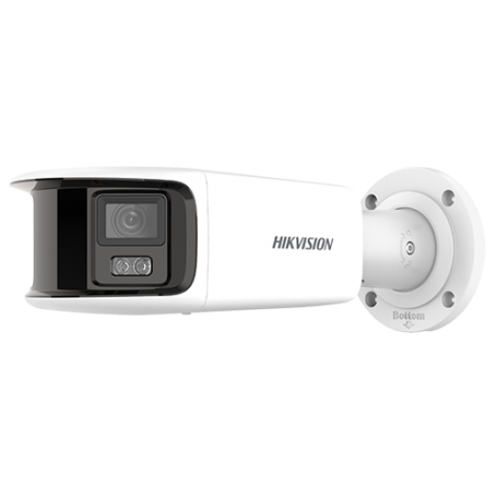 ColorVu - camera IP 8MP, lentila 4mm, Panoramic view, WL 40m, Audio, Alarma, PoE, IP67 - Hikvision DS-2CD2T87G2P-LSU-SL