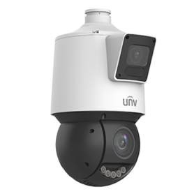 Camera Dual-lens IP, PTZ, 4MP, 25X, IR100m&WL30m, Audio, Alarm, PoE, IP66 - UNV IPC94144SFW-X25-F40C