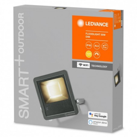 SMART OUTD WIFI FLOOD 50W DIM DG LEDV