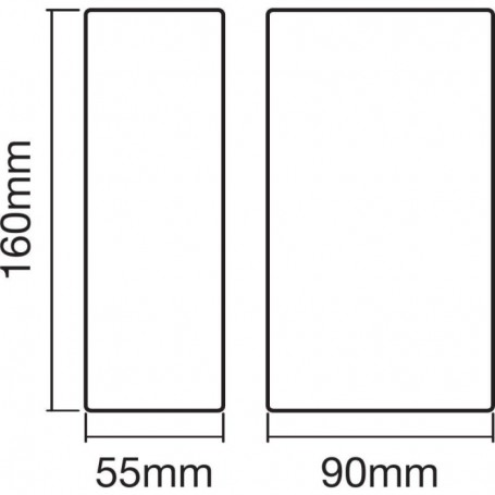 ENDURA STYLE UPDOWN 12W WT LEDV