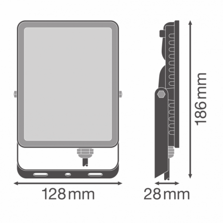FL ESSENTIAL 30W 840 BK LEDV