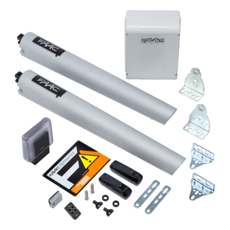 Kit automatizare poarta batanta HANDY Start 24V S418, max. 2 x 2.3 m - FAAC S418-KIT