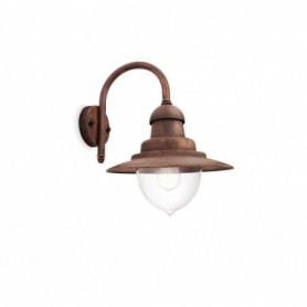RAINDROP WALL LANTERN BRONZE 1X60W 230V