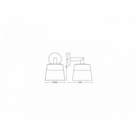 ATTRACT HUE WACA EU WALL LANTERN BLACK 1