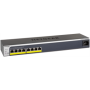 8PT GIGE EASY-MOUNT POE+ WEB SWCH