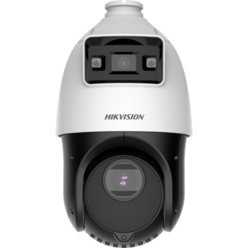 TandemVu, DarkFighter si ColorVu - camera IP, 4MP, lentila 2.8mm SI 4.8~72mm, 15X, WL 30m, IR 100m, Audio, Alarma, PoE+, IP66 - 