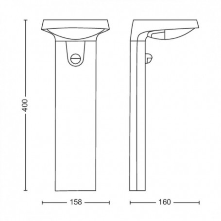 TYLA IR PEDESTAL AN 1X1.2W 40K SR UE