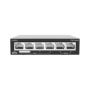 Switch 4 porturi PoE, 2 porturi uplink RJ45 - UNV NSW2020-6T-POE-IN