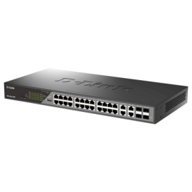DLINK 24 PORT GB POE SURVEILANCE SWITCH