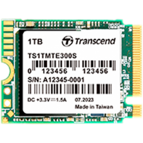 Transcend 1TB, M.2 2230, PCIe Gen3x4, NVMe, TLC, DRAM-less, EAN: 760557863229