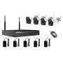 Sistem supraveghere video wireless 4 camere 5MP 25M Eyecam EC-KITWI...