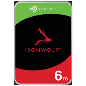 HDD NAS SEAGATE IronWolf 6TB CMR, 3.5'', 256MB, 5400RPM, RV Sensors, SATA, Rescue Data Recovery Services 3 ani, TBW: 180