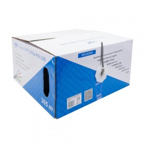 Cablu UTP CAT6 PNI U06 cu 4 perechi pentru internet 1 Gigabit si si...