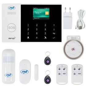 Sistem de alarma wireless PNI SafeHouse HS600 Wifi GSM 4G, suporta ...