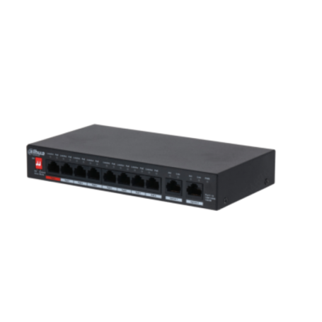 DAHUA SWITCH 8P UNMNG  POE PFS3010-8GT-9