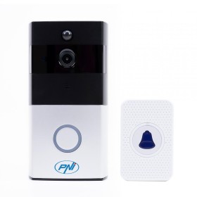 Interfon video inteligent PNI SafeHome PT710B WiFi HD, P2P, acumula...