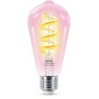 Bec LED RGB inteligent Philips Filament Bulb Clear ST64, Wi-Fi, E27...