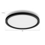 Plafoniera LED Philips Hue Aurelle, Bluetooth, 24.5W, 2450 lm, lumi...