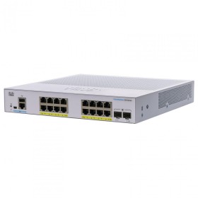 Switch CISCO CBS250-16P-2G, 16 PORTURI 10/100/1000, 2 x SFP, POE 12...