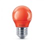 Bec LED Philips COLORED RED P45, E27, 3.1W (25W), lumina rosie - Sr...